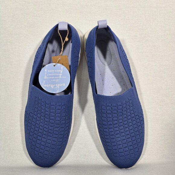 EASY SPIRIT ECO Arch Support Orthotic BLUE Walking Comfort Sneaker Shoe Size 12M - Picture 9 of 17